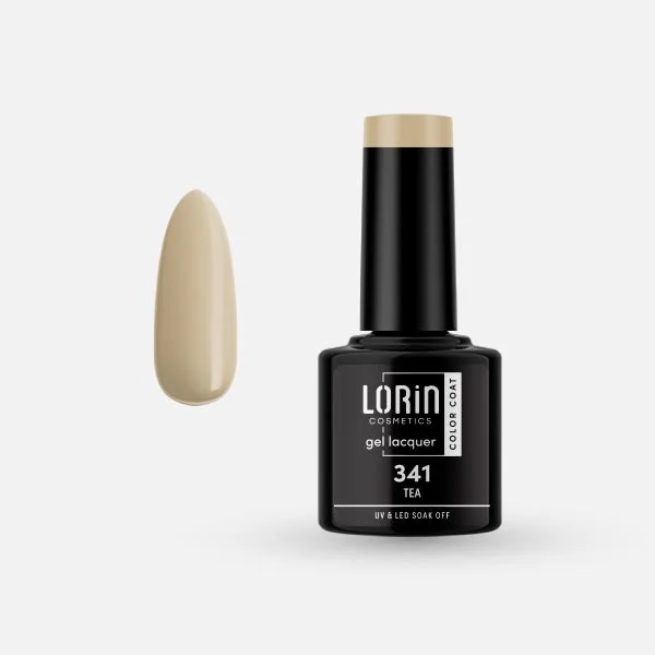 Φωτογραφία προϊόντος: Lorin Cosmetics Lorin Gel Lacquer Ημιμόνιμο Βερνίκι 8ml. #341 (Tea)