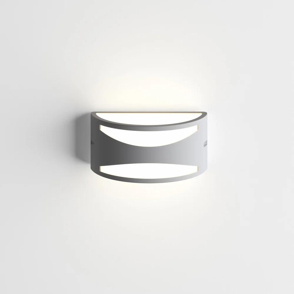 Φωτογραφία προϊόντος: Ideal lux Απλίκα Τοίχου Rex-3 AP1 Grey E27 Γκρί