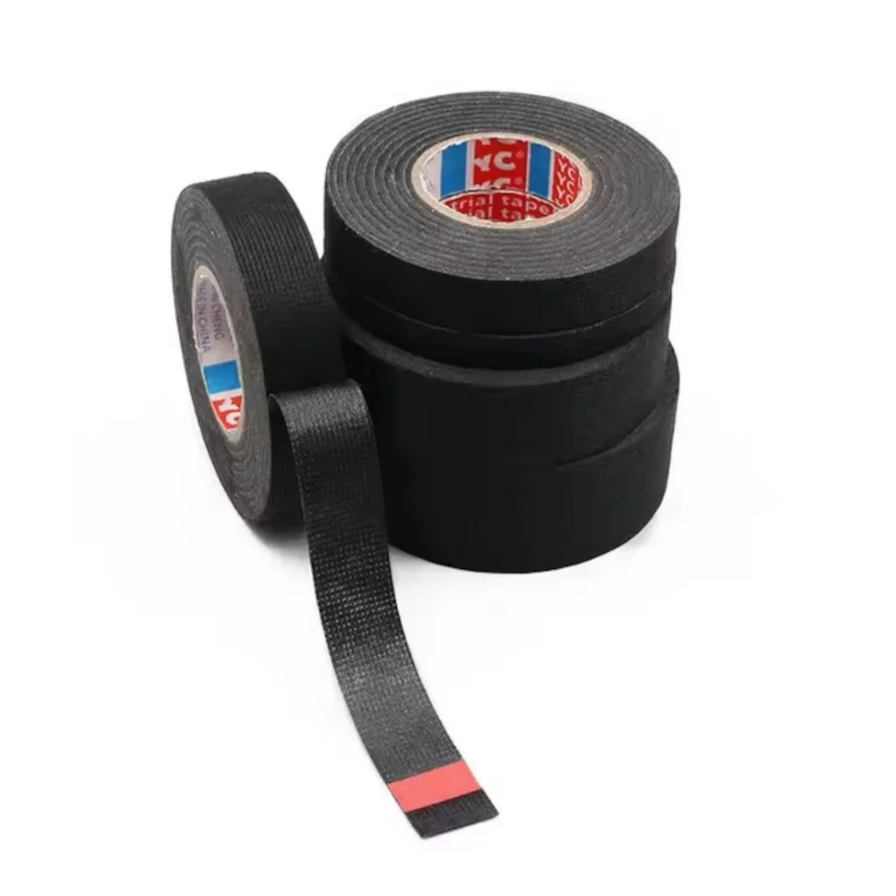 Φωτογραφία προϊόντος: OEM 20M Heat-resistant Flame Retardant Coroplast Adhesive Cloth Tape 25mm x 20m