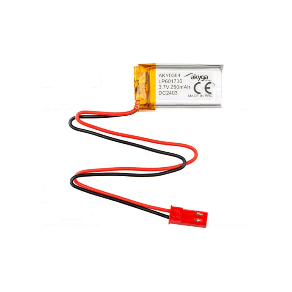 Φωτογραφία προϊόντος: AKYGA Μπαταρία Li-po 3.7V 250mAh Battery Rechargeable LP601730