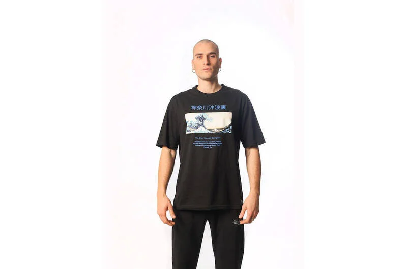 Φωτογραφία προϊόντος: Paco & Co Japan Ανδρικό T-shirt 2331054/Blk Μαύρο