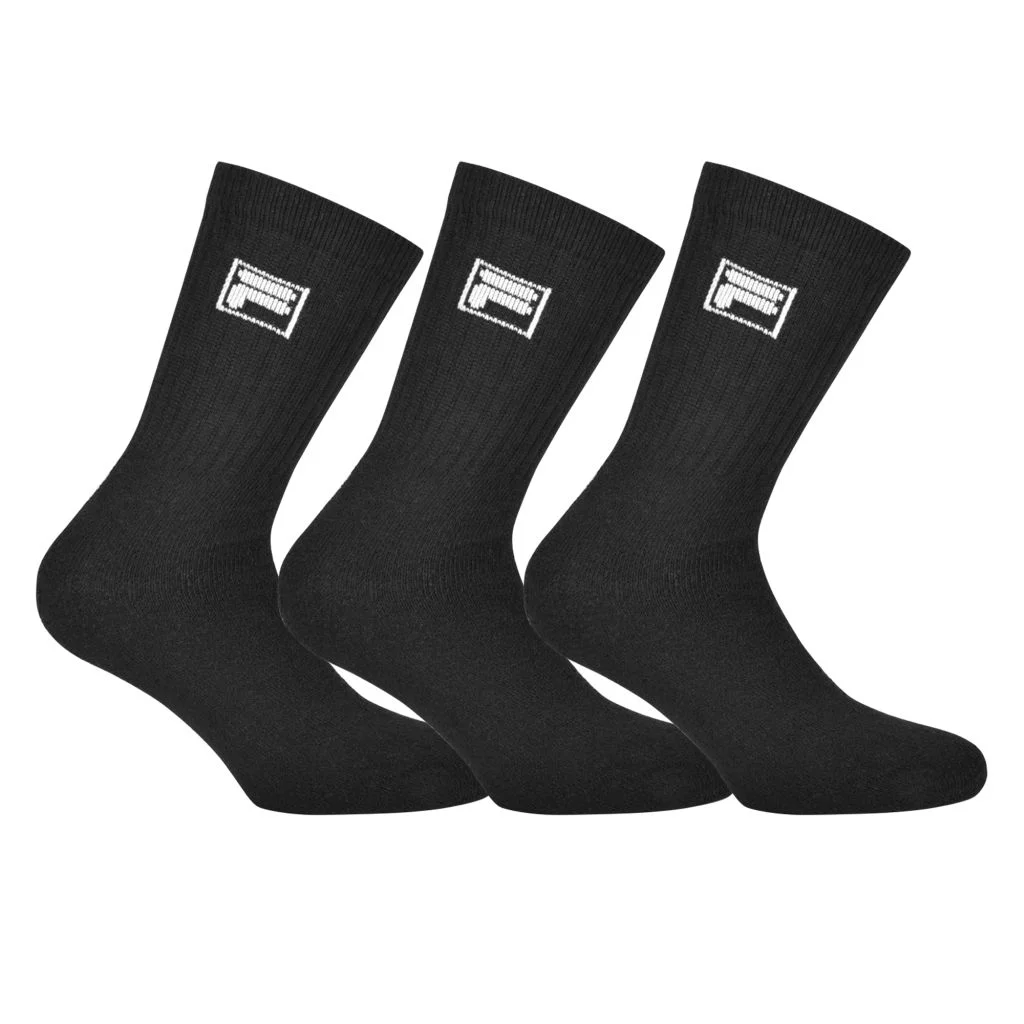 Φωτογραφία προϊόντος: Fila Αθλητικές Κάλτσες Tennis 3pack F9000-200 Μαύρες