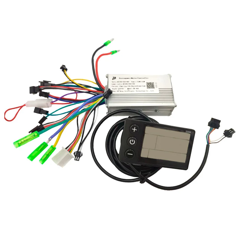 Φωτογραφία προϊόντος: eWHEEL ΚΙΤ CONTROLER+ΟΘΟΝΗ LCD DISPLAY S866 ΓΙΑ E-BIKE/E-SCOOTER 24V/36V/48V 250W/350W