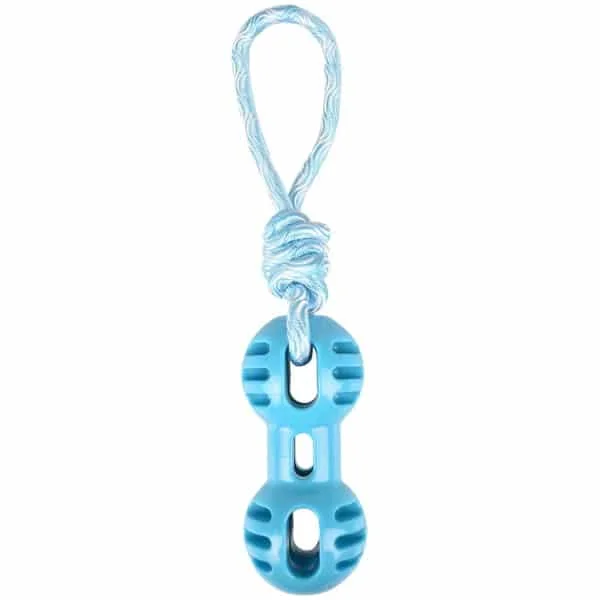 Φωτογραφία προϊόντος: Παιχνίδι σκύλου TPR Rudo Dumbbell Rope Flamingo