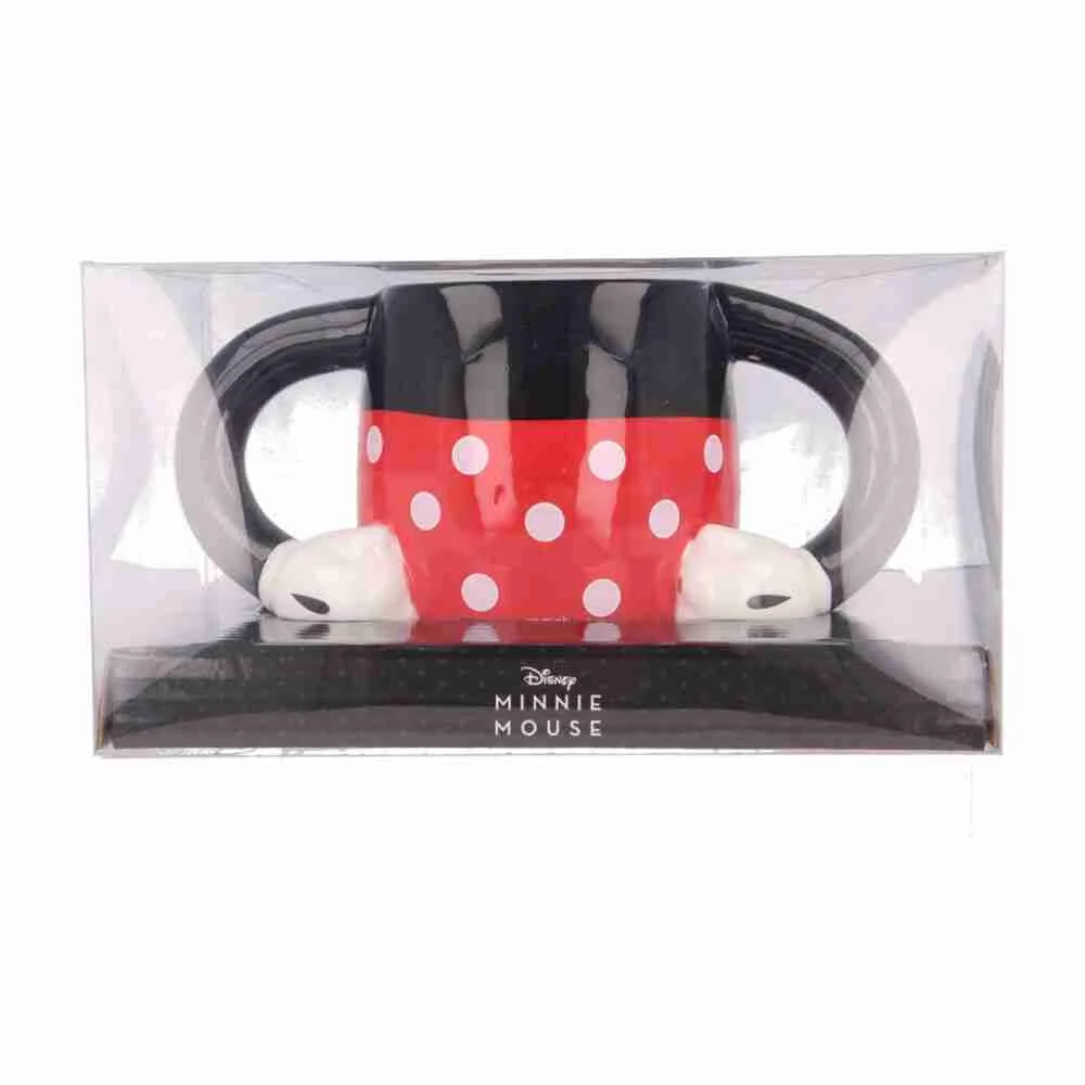 Φωτογραφία προϊόντος: STOR Κεραμική Κούπα Minnie Body Ceramic Dolomite 3d Mug 11 Oz In Gift Box Κόκκινη Μαύρη