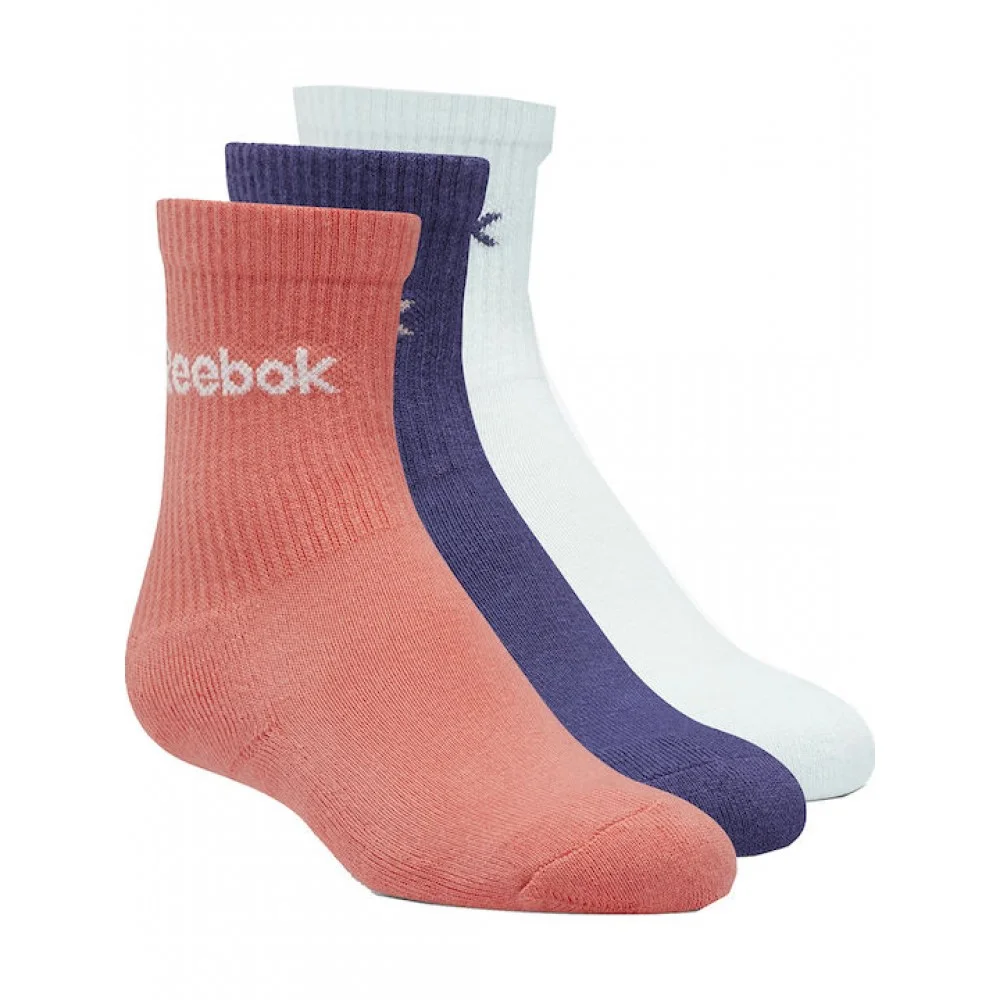 Φωτογραφία προϊόντος: Reebok Αθλητικές Παιδικές Κάλτσες Μακριές Μωβ 3 Ζευγάρια EC5414