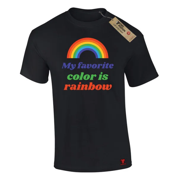 Φωτογραφία προϊόντος: Ανδρικό T-Shirt My Favorite color Μαύρο/ Small – Takeposition Pride Edition