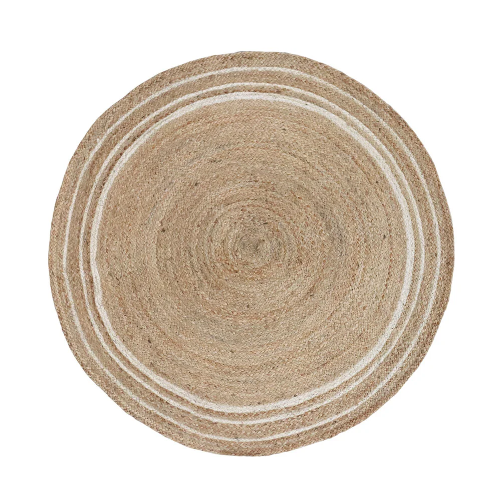 Φωτογραφία προϊόντος: Liberta CERCLE B ΧΑΛΙ 150x150cm ΓΙΟΥΤΑ ΜΠΕΖ ΚΑΦΕ ΛΕΥΚΟ - ΓΙΟΥΤΑ - 150Μx150Π