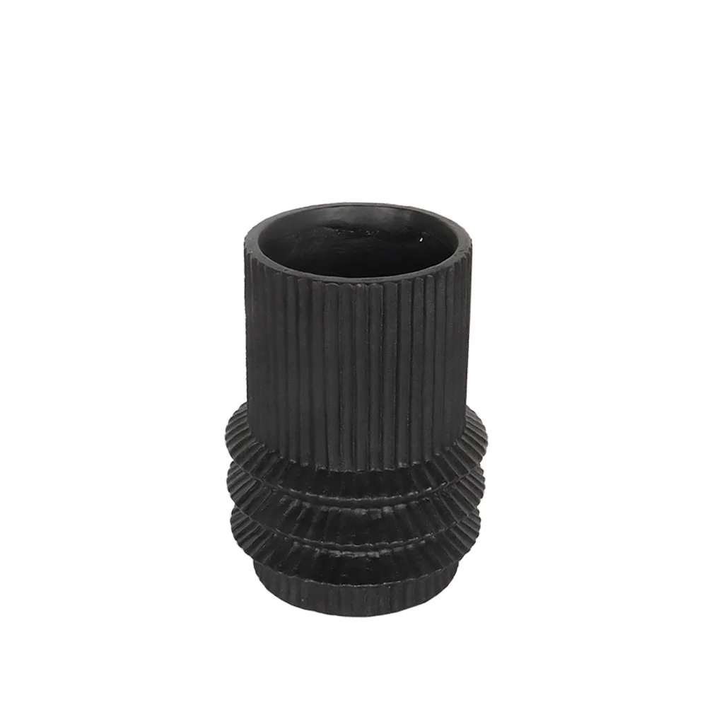 Φωτογραφία προϊόντος: Liberta HELIX ΒΑΖΟ 25x25x35cm MgO ΜΑΥΡΟ - MgO - 25Μx25Πx35Υ
