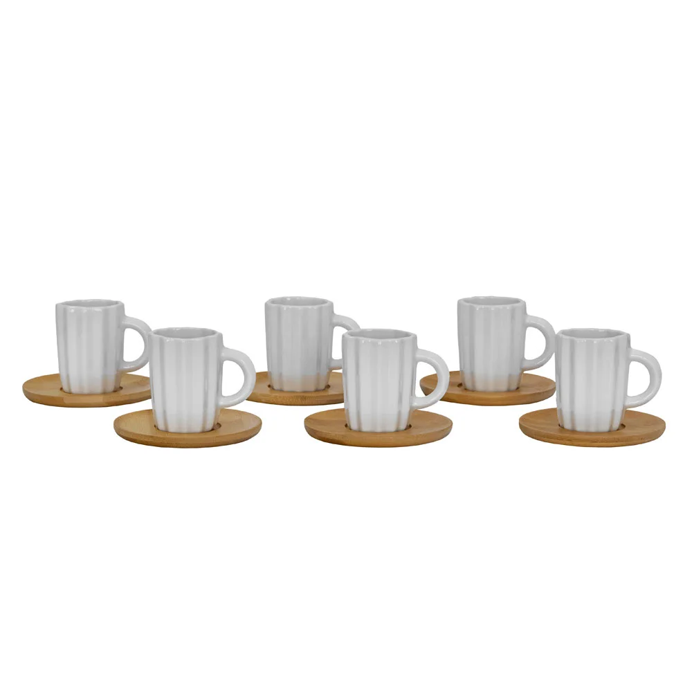 Φωτογραφία προϊόντος: Liberta CACTUS ΚΟΥΠΑ ESPRESSO SET 6ΤΜΧ 27x22x6cm ΠΟΡΣΕΛΑΝΗ ΛΕΥΚΟ ΦΥΣΙΚΟ BAMBOO - ΠΟΡΣΕΛΑΝΗ - BAMBOO - 27Μx22Πx6Υ