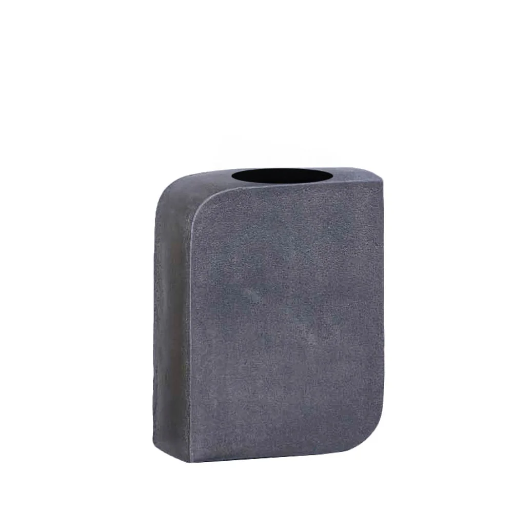 Φωτογραφία προϊόντος: Liberta BRICK ΒΑΖΟ 14x7x18cm ΑΛΟΥΜΙΝΙΟ ΓΚΡΙ ΣΚΟΥΡΟ - ΑΛΟΥΜΙΝΙΟ - 14Μx7Πx18Υ