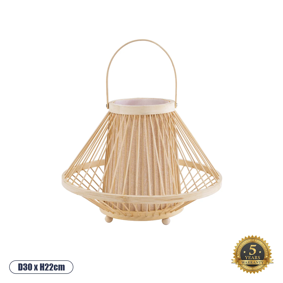 Φωτογραφία προϊόντος: GLOBOSTAR® CATHY 02006 Boho Επιτραπέζιο Φωτιστικό Πορτατίφ με Ντουί 1 x E27 AC 220-240V IP20 - Μπεζ - Μ30 x Π30 x Υ22cm