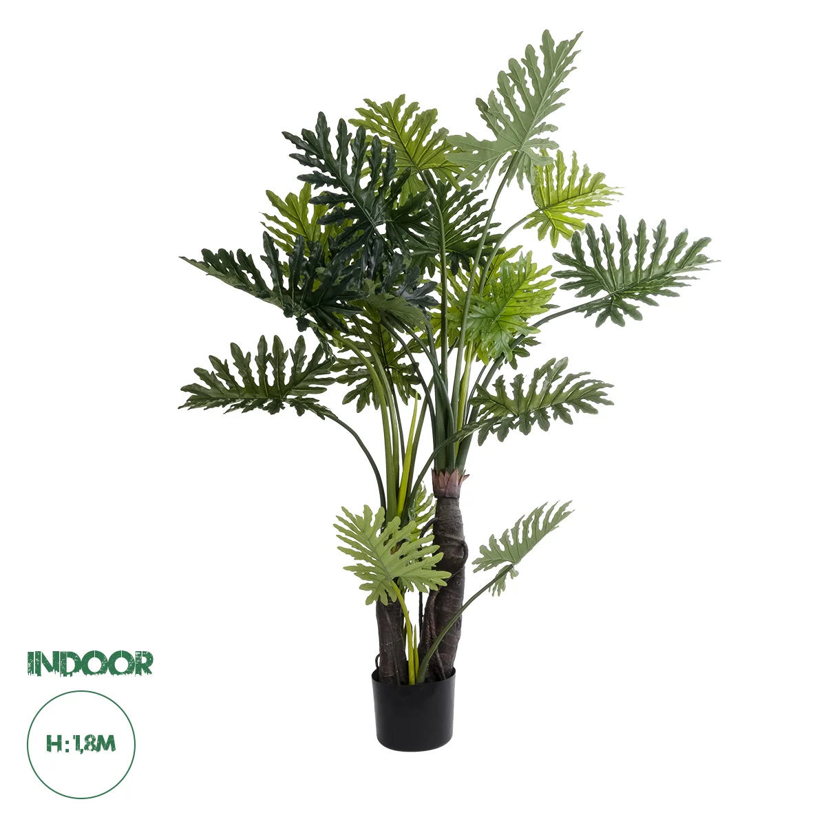 Φωτογραφία προϊόντος: GloboStar® Artificial Garden TARO 20687 Τεχνητό Διακοσμητικό Φυτό Κολοκασία Φ150 x Υ180cm