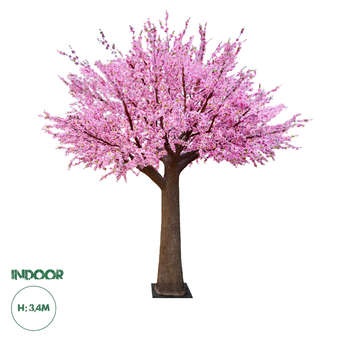 Φωτογραφία προϊόντος: GloboStar® Artificial Garden PEACH BLOSSOM TREE 20159 Τεχνητό Διακοσμητικό Δέντρο Ανθισμένη Ροδακινιά Υ340cm