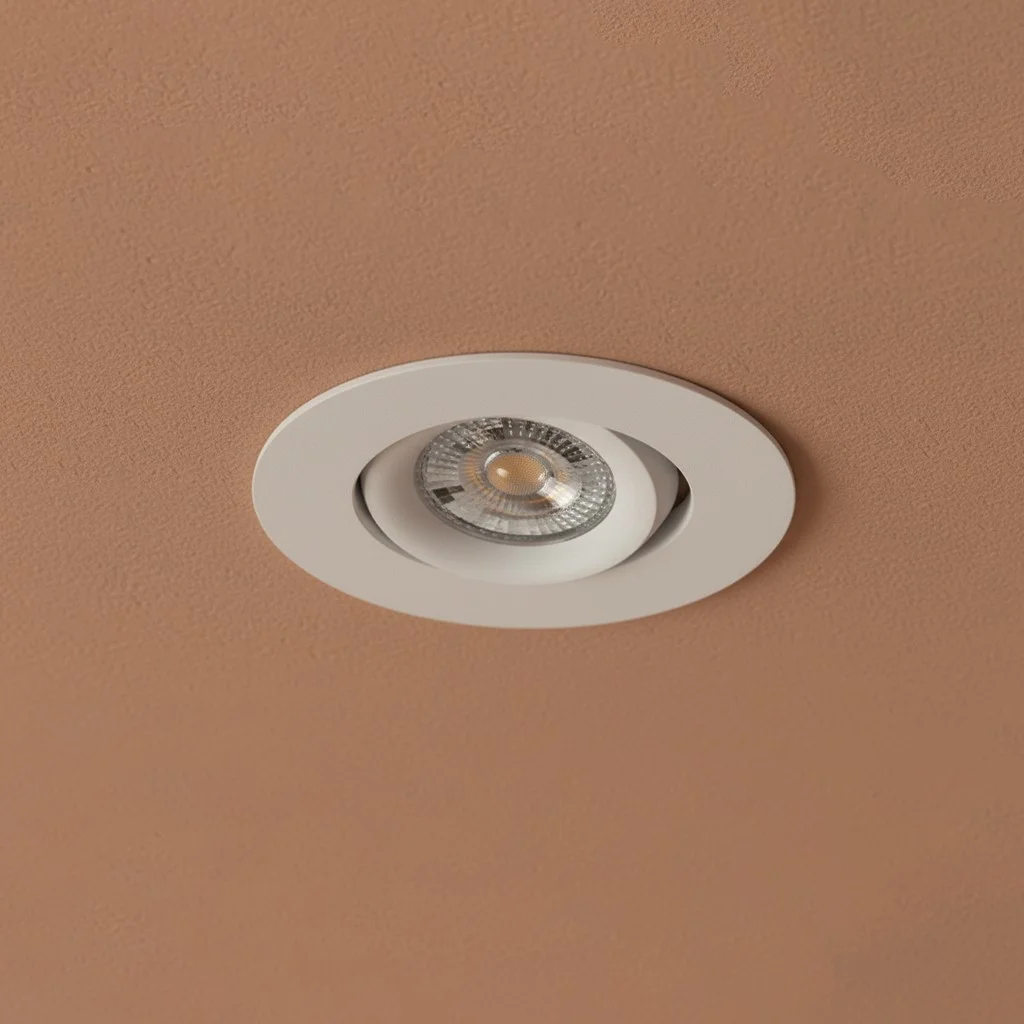 Φωτογραφία προϊόντος: Globostar kelvo® OMEGA KLV-101-0037 Χωνευτό Κινούμενο Φωτιστικό Downlight Σποτ για Λάμπα MR16 με Ντουί GU10 AC 220-240V IP20 - Λευκό Ματ - Μ10.5 x Π10.5 x Υ2.2cm / Q7.5cm