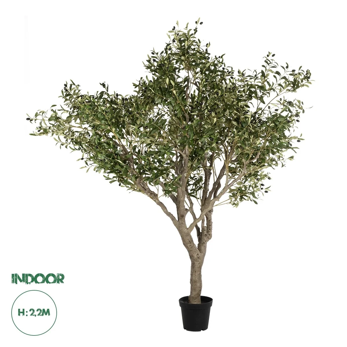 Φωτογραφία προϊόντος: GloboStar® Artificial Garden OLIVE TREE 21112 Τεχνητό Διακοσμητικό Δέντρο Ελιά Υ220cm