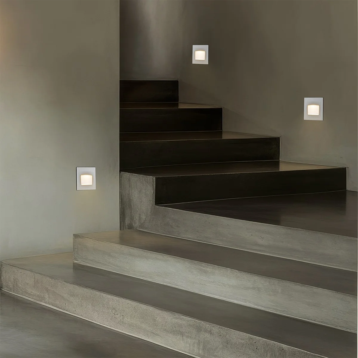Φωτογραφία προϊόντος: Globostar kelvo® STEPART KLV-101-0079 Χωνευτό Φωτιστικό Σκαλοπατιού / Διαδρόμου LED 3W 375lm 45° AC 220-240V Αδιάβροχο IP65 Θερμό Λευκό 2700K - Lumileds SMD Chip & TÜV SÜD Driver - Λευκό Ματ