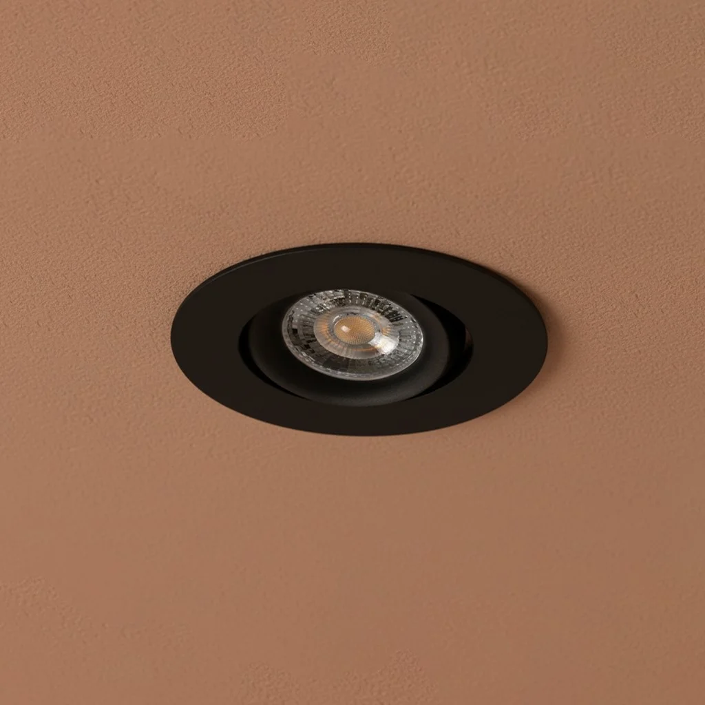 Φωτογραφία προϊόντος: Globostar kelvo® OMEGA KLV-101-0036 Χωνευτό Κινούμενο Φωτιστικό Downlight Σποτ για Λάμπα MR16 με Ντουί GU10 AC 220-240V IP20 - Μαύρο Ματ - Μ10.5 x Π10.5 x Υ2.2cm / Q7.5cm