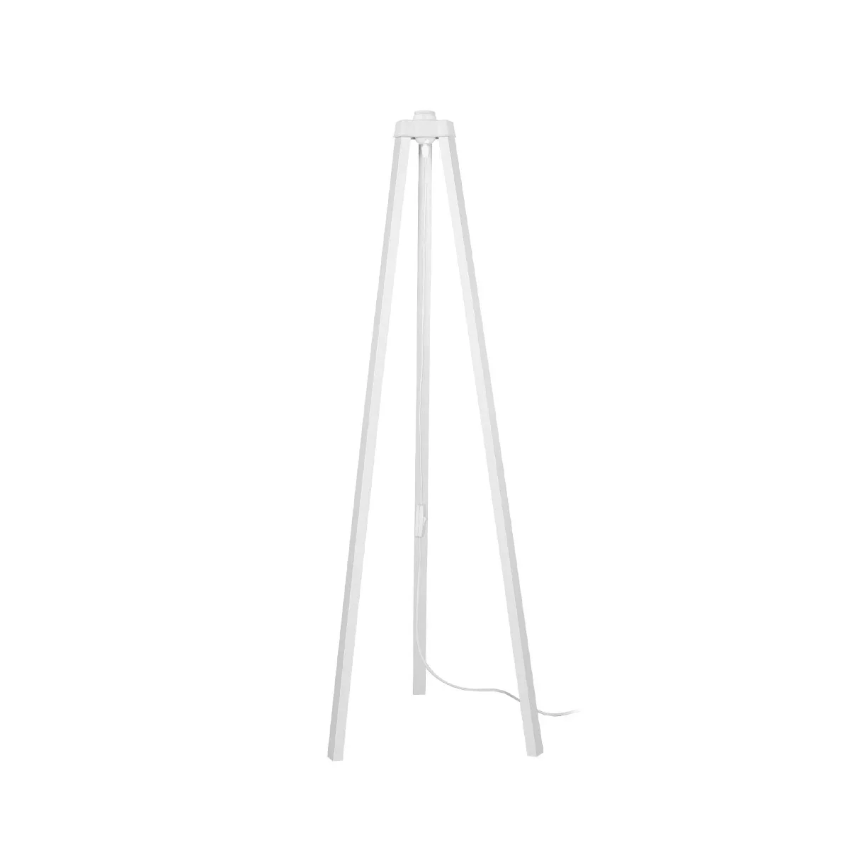 Φωτογραφία προϊόντος: GLOBOSTAR® TRIPOD 203-0259 Μοντέρνο Επιδαπέδιο Φωτιστικό με Ντουί 1 x E27 AC 220-240V IP20 - Λευκό - Μ38 x Π38 x Υ120cm