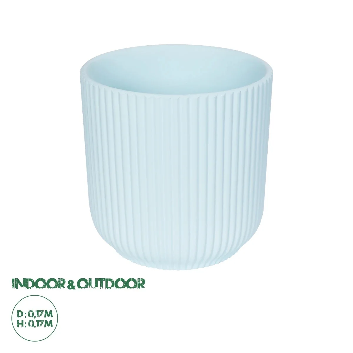 Φωτογραφία προϊόντος: GloboStar® Artificial Garden SEMINYAK 20519 Διακοσμητική Κεραμική Γλάστρα Λευκή Π17 x M17 x Υ17