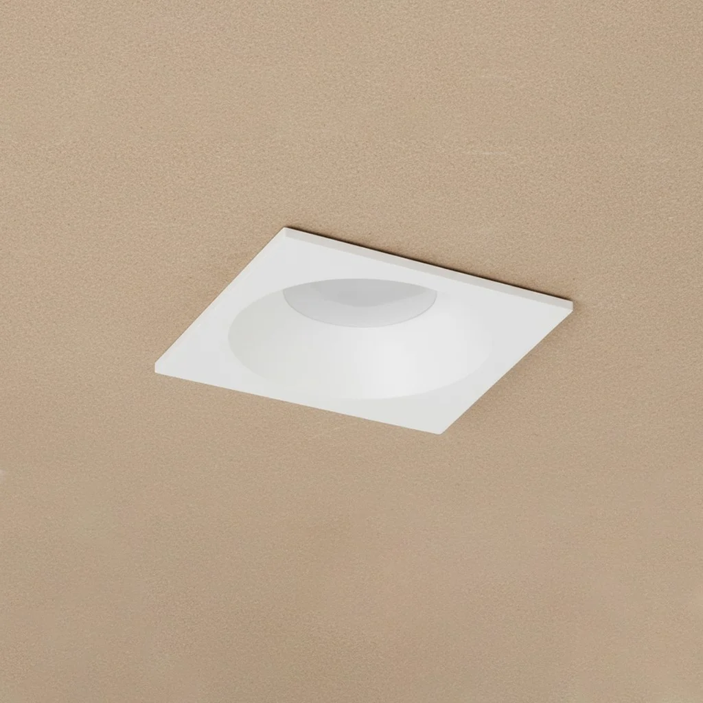 Φωτογραφία προϊόντος: Globostar kelvo® EPSILON KLV-101-0048 Χωνευτό Φωτιστικό Downlight Σποτ Μπάνιου για Λάμπα MR16 με Ντουί GU10 AC 220-240V Αδιάβροχο IP65 - Λευκό Ματ - Μ8.5 x Π8.5 x Υ4.4cm / Q7.5cm x 7.5cm