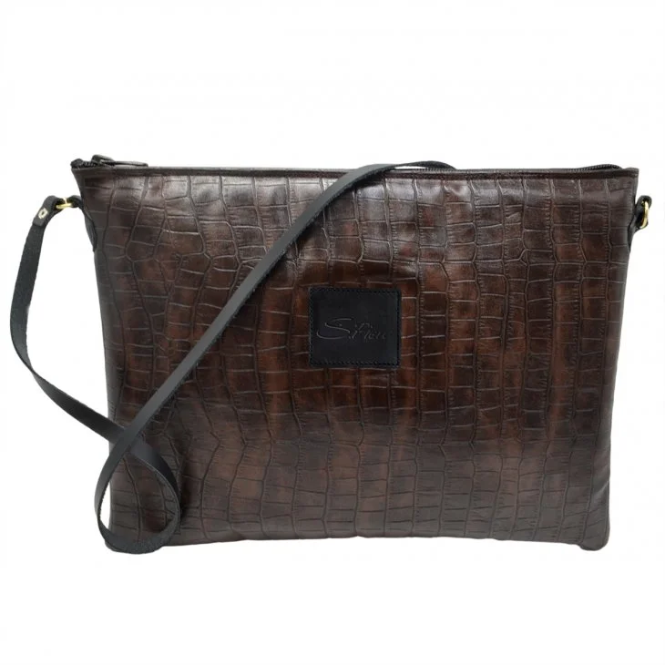 Φωτογραφία προϊόντος: Spiero S PIERO ΤΣΑΝΤΑ TABLET E-003 BROWN CROCO