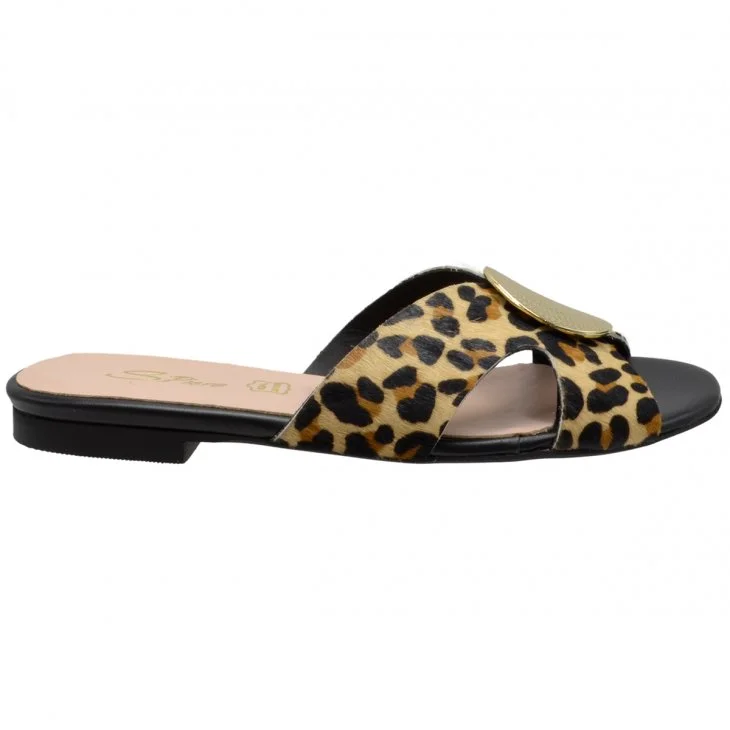 Φωτογραφία προϊόντος: Spiero ΣΑΝΔΑΛΙ E103-002 PONY LEOPARD ΔΕΡΜΑ
