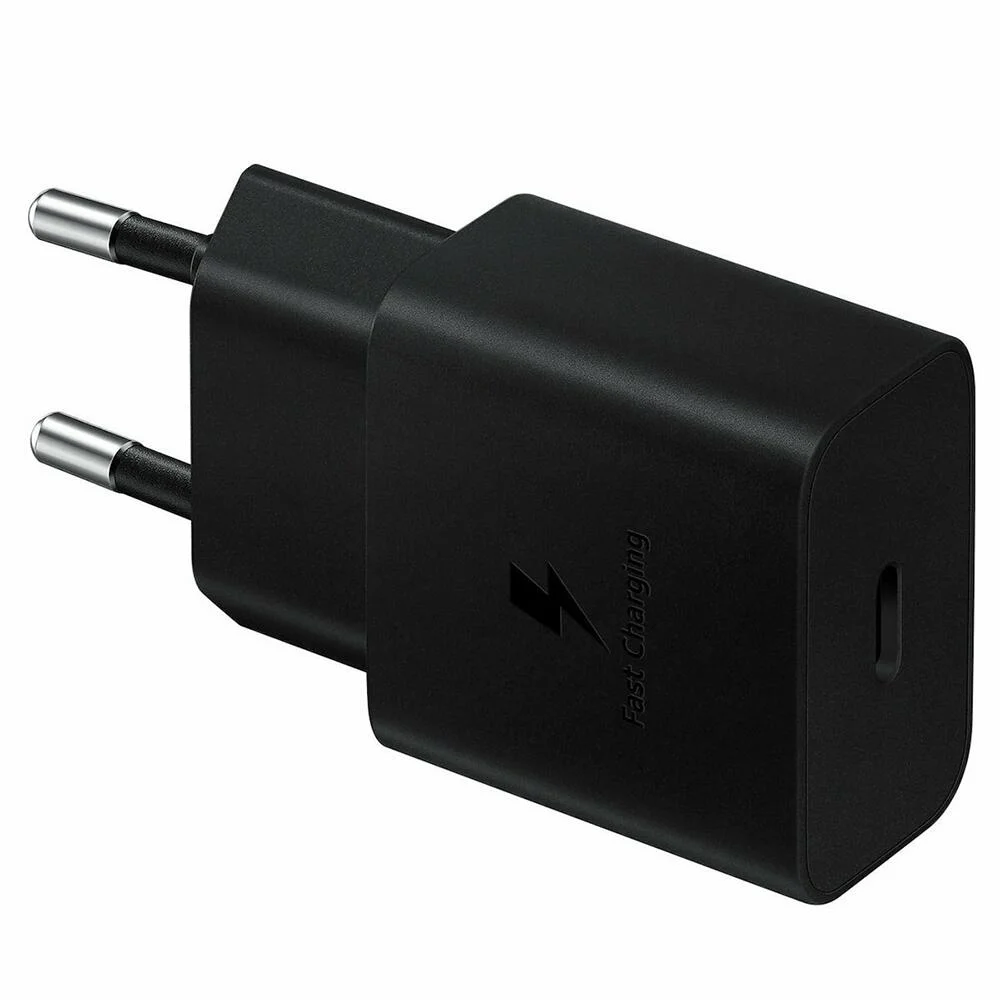 Φωτογραφία προϊόντος: Samsung Φορτιστής με Θύρα USB-C και Καλώδιο USB-C 15W Power Delivery Black