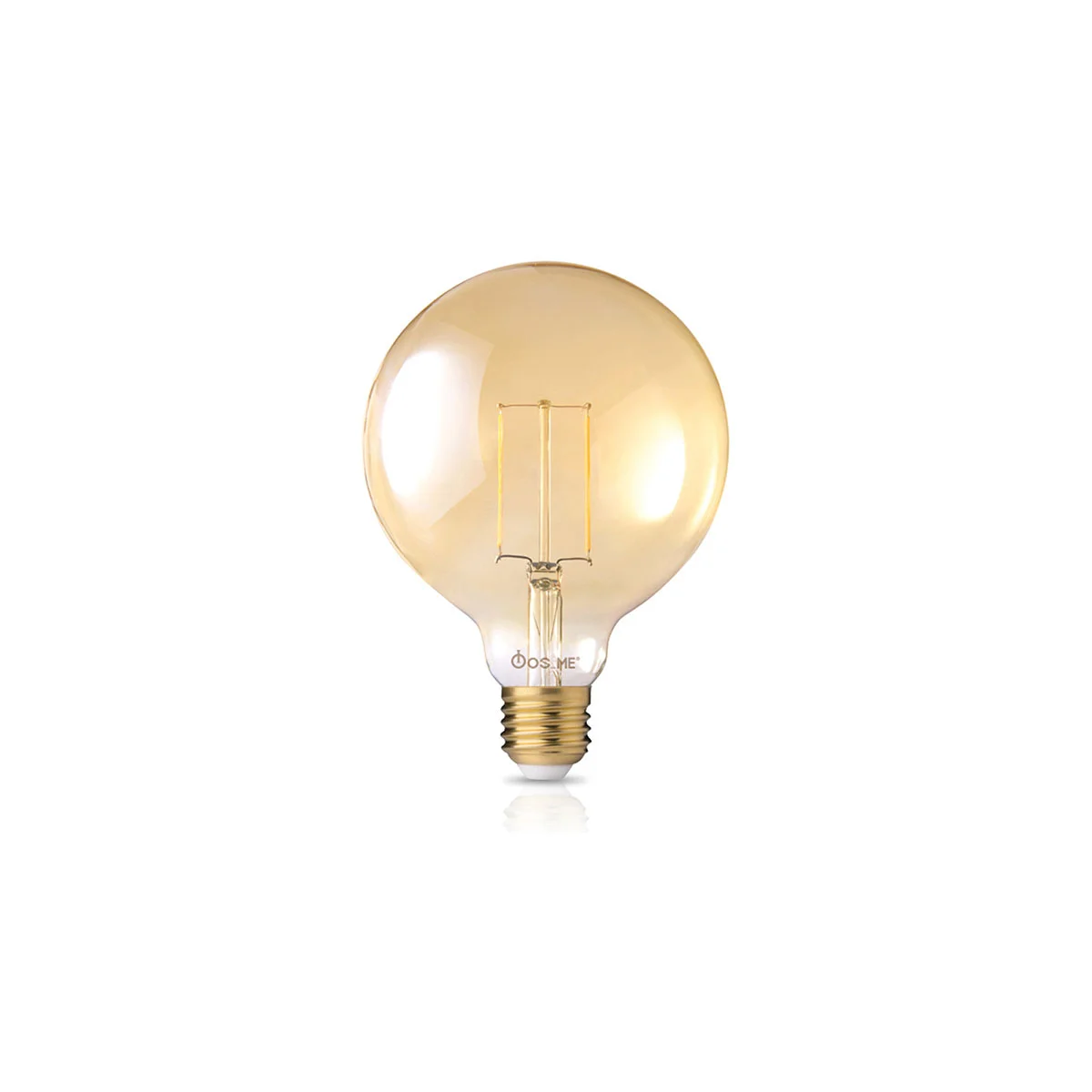 Φωτογραφία προϊόντος: Λάμπα LED Dimmable Νήματος Γλόμπος G125 Gold E27 8W 630lm 2200K 44-05042