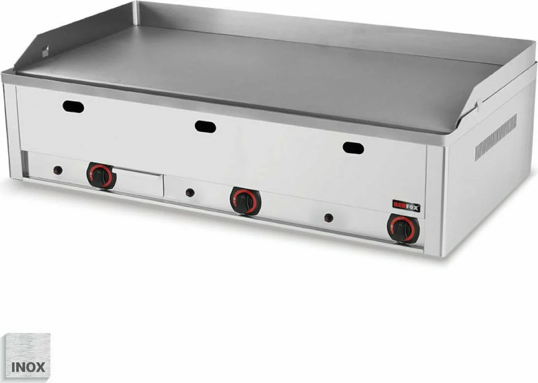 Φωτογραφία προϊόντος: Red Fox Redfox FTH90 G Πλατώ αερίου τριπλό λείο 990x540x220mm