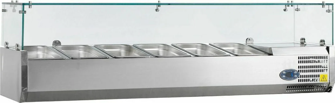 Φωτογραφία προϊόντος: Tefcold VK38-180 Βιτρίνα Set up μήκους 1800mm για GN 1/3