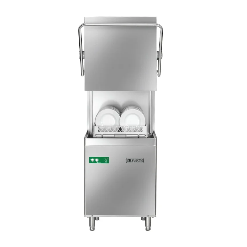 Φωτογραφία προϊόντος: Silanos E1000 SLIM (PS2 H50-42N-DB) Επαγγελματικό Πλυντήριο ποτηριών-πιάτων με αντλία εξαγωγής για καλάθι 50x50cm