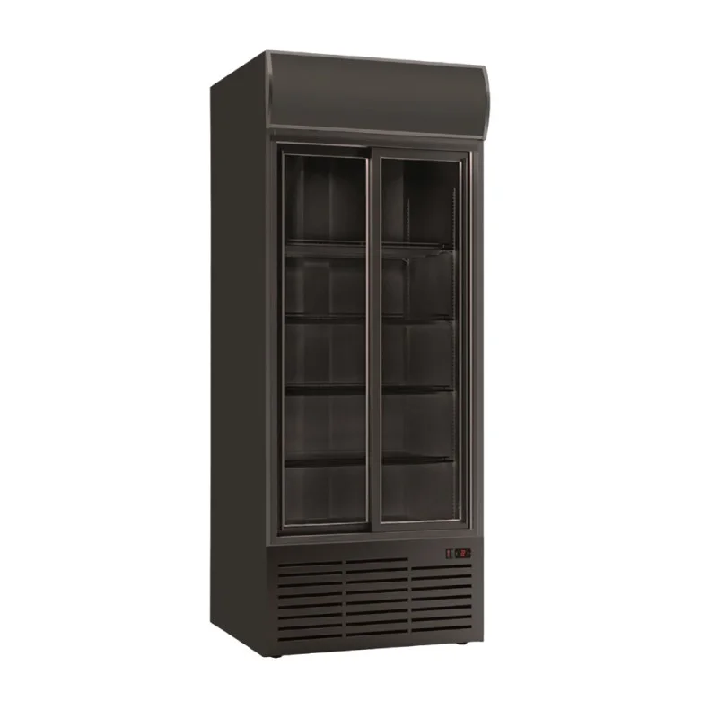 Φωτογραφία προϊόντος: KlimaItalia CL 90 TC SL BLACK Βιτρίνα συντήρησης διπλή με συρόμενες πόρτες 783 lt