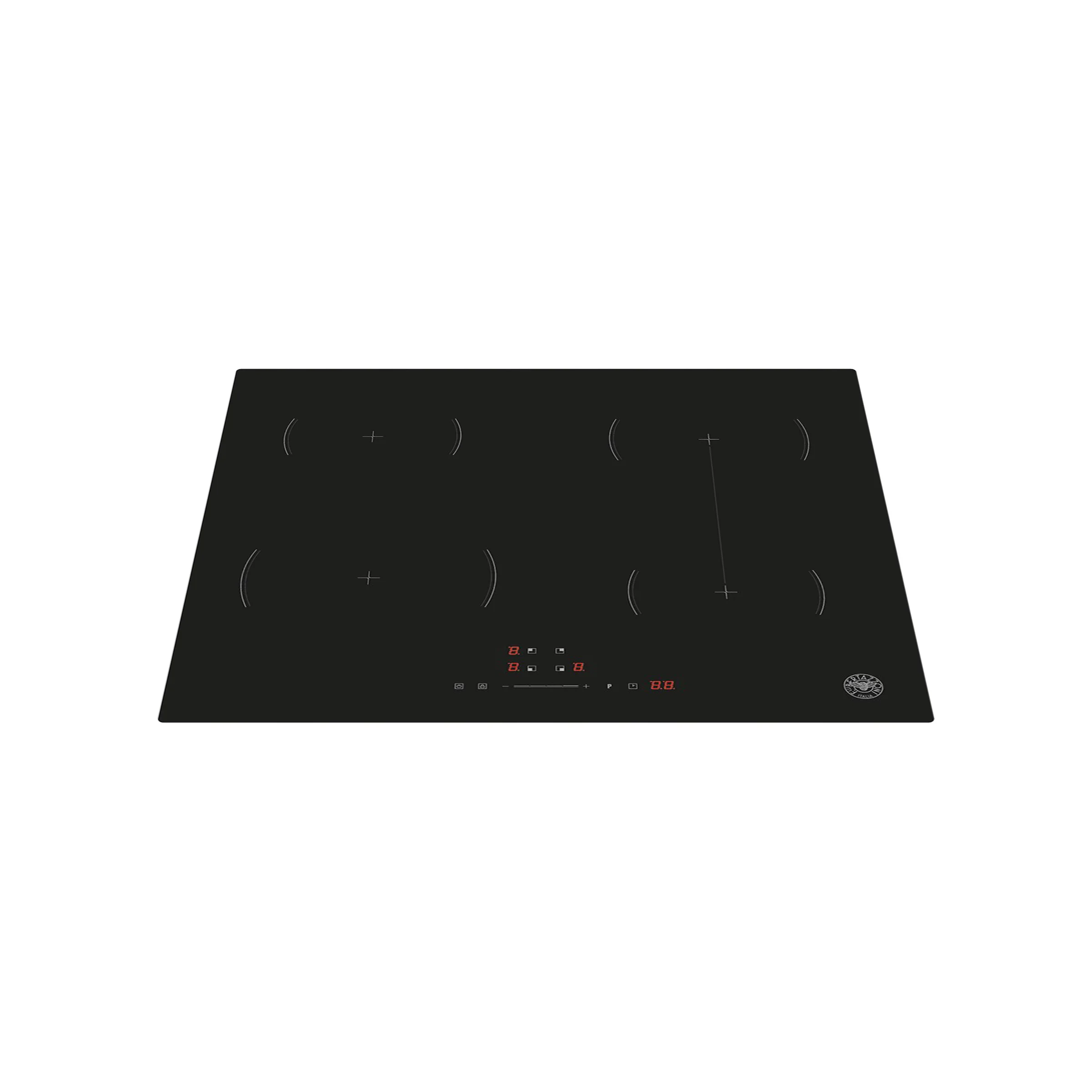 Φωτογραφία προϊόντος: Bertazzoni P60 4I 1B 26NV Ηλεκτρική Κεραμική Εντοιχιζόμενη Εστία 4 Ζωνών 59 cm 7,00kW Επαγωγικής Τεχνολογίας