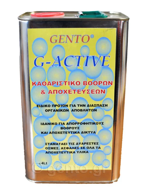 Φωτογραφία προϊόντος: Gento G-Active T0913 Καθαριστικό βόθρων και αποχετεύσεων 4lt 314665