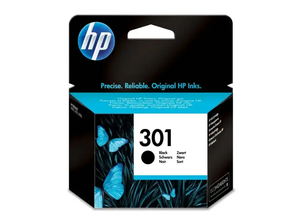 Φωτογραφία προϊόντος: HP Μελάνι Inkjet No.301 Black (CH561EE)