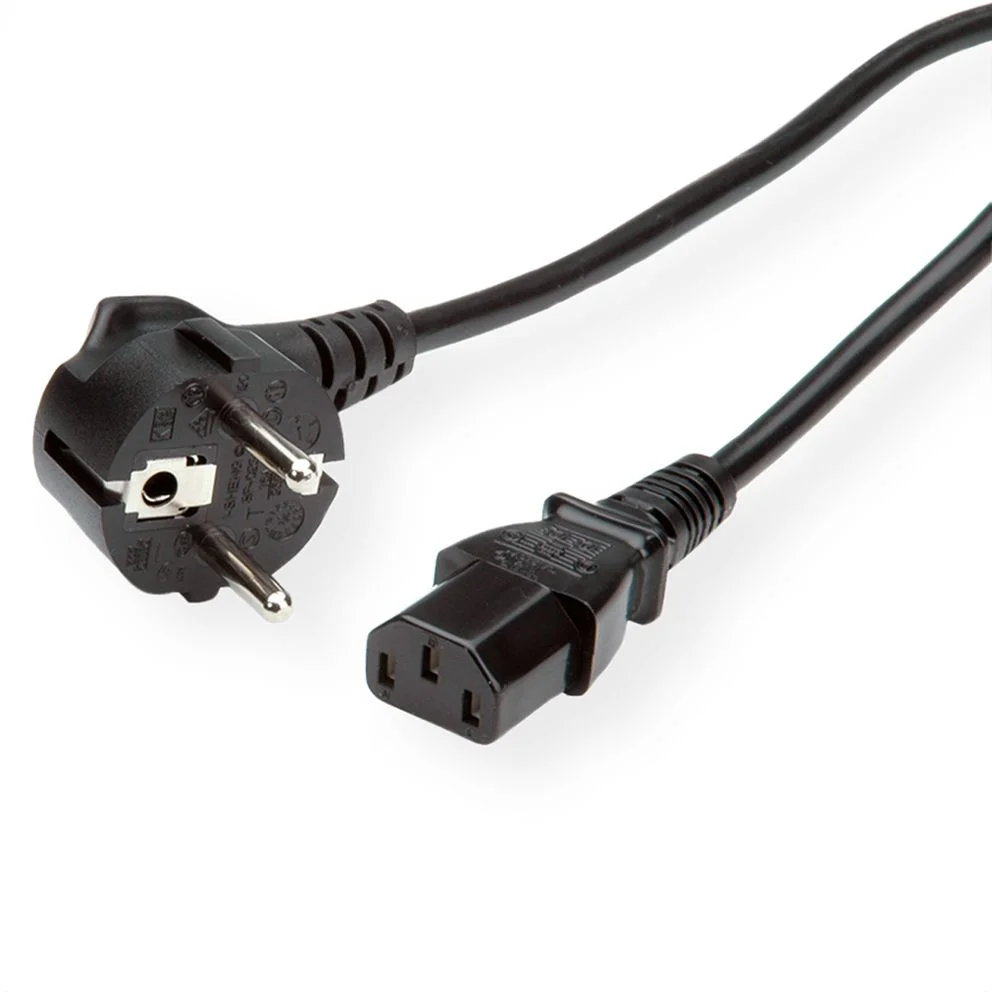 Φωτογραφία προϊόντος: ROLINE Power Cable straight IEC Connector black 1.8 m - 19.08.1018