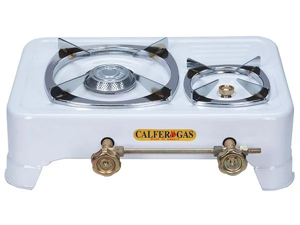 Φωτογραφία προϊόντος: Calfer Gas ΤΑ.015-W Επιτραπέζιο Κουζινάκι Υγραερίου 2 Εστιών (Μεγάλο+Μικρό)