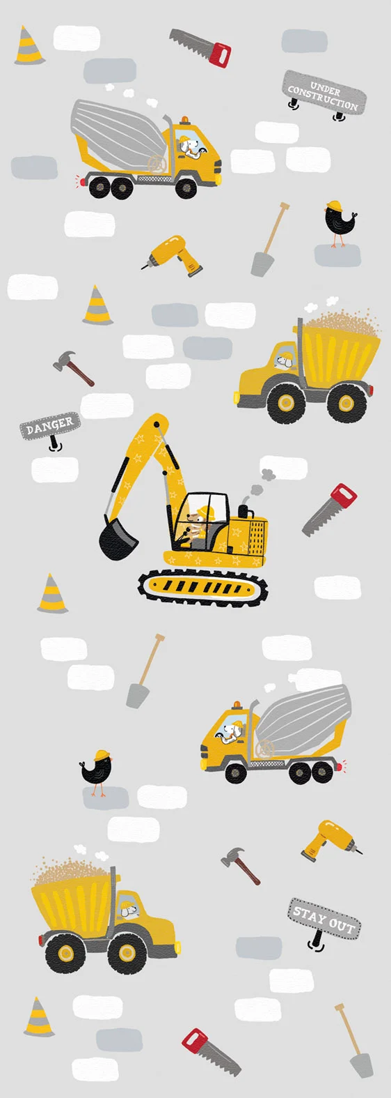 Φωτογραφία προϊόντος: SPITS WALLCOVERIGS Ταπετσαρία SPITS WALLCOVERINGS SAM & LUCA INK8041-SPI - Digital,Non Woven - 280Μx100Π