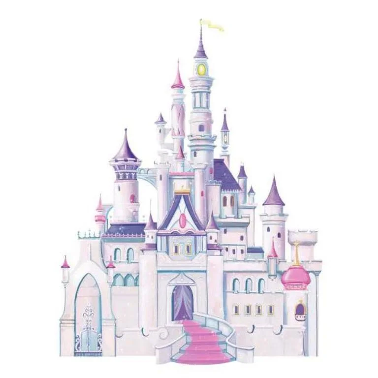 Φωτογραφία προϊόντος: Disney Αυτοκόλλητο Princess Castle glitter - Αυτοκόλλητo - 81Μx101Υ