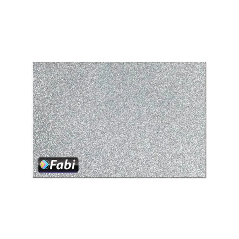 Φωτογραφία προϊόντος: Fabi Χαρτόνι Glitter Ασημί 50x70εκ. 365502