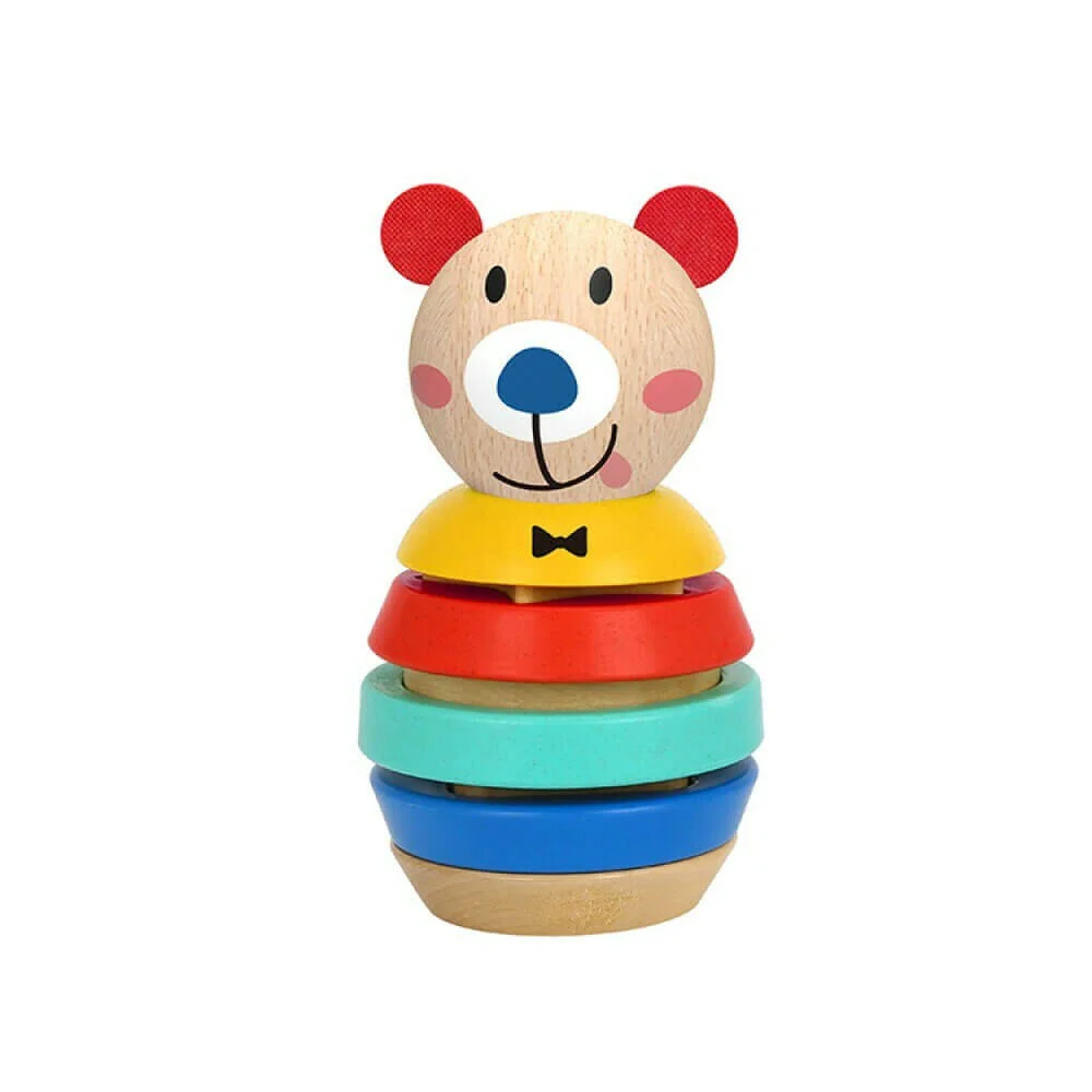 Φωτογραφία προϊόντος: Tooky Toys Πυραμίδα Ταξινόμησης από Ξύλο για 24+ Μηνών TF187