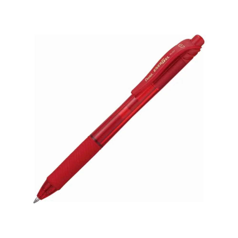 Φωτογραφία προϊόντος: Pentel Στυλό 0.7mm με Κόκκινο Mελάνι Energel BL107-B