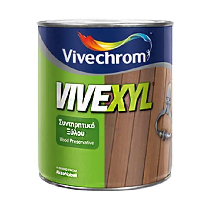 Φωτογραφία προϊόντος: Vivechrom Vivexyl Εγχρωμο Συντηρητικό Βερνίκι Ξύλου 750ml