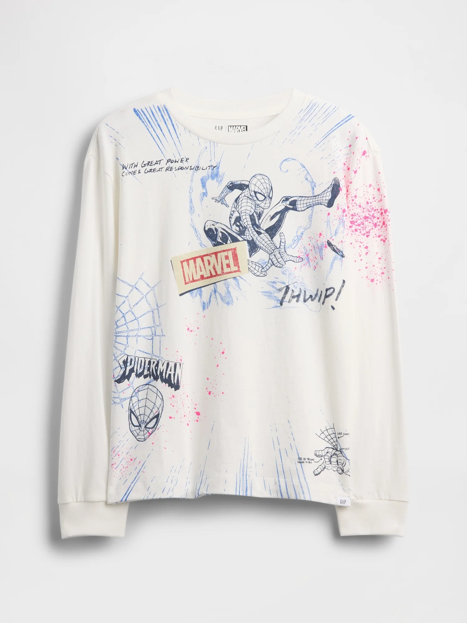 Φωτογραφία προϊόντος: GAP Παιδική Marvel Μπλούζα new off white