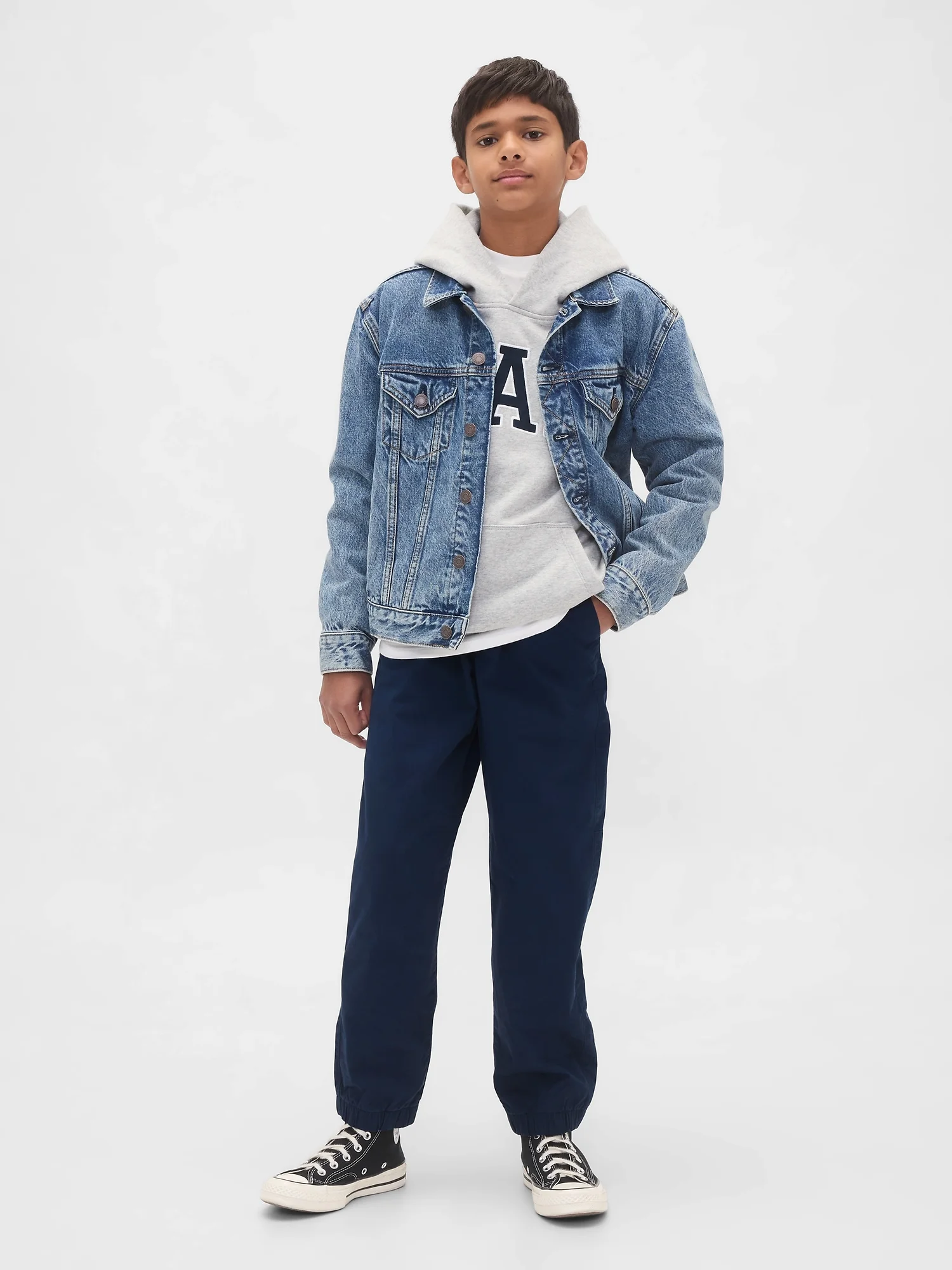 Φωτογραφία προϊόντος: GAP Παιδικό Relaxed Everyday Jogger Παντελόνι Tapestry navy