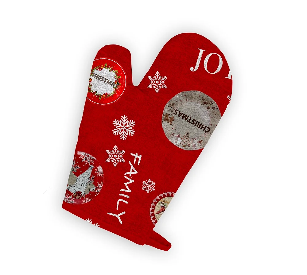 Φωτογραφία προϊόντος: MC DECOR ΓΑΝΤΙ ΚΟΥΖΙΝΑΣ CHRISTMAS – RED – ΜC DECOR