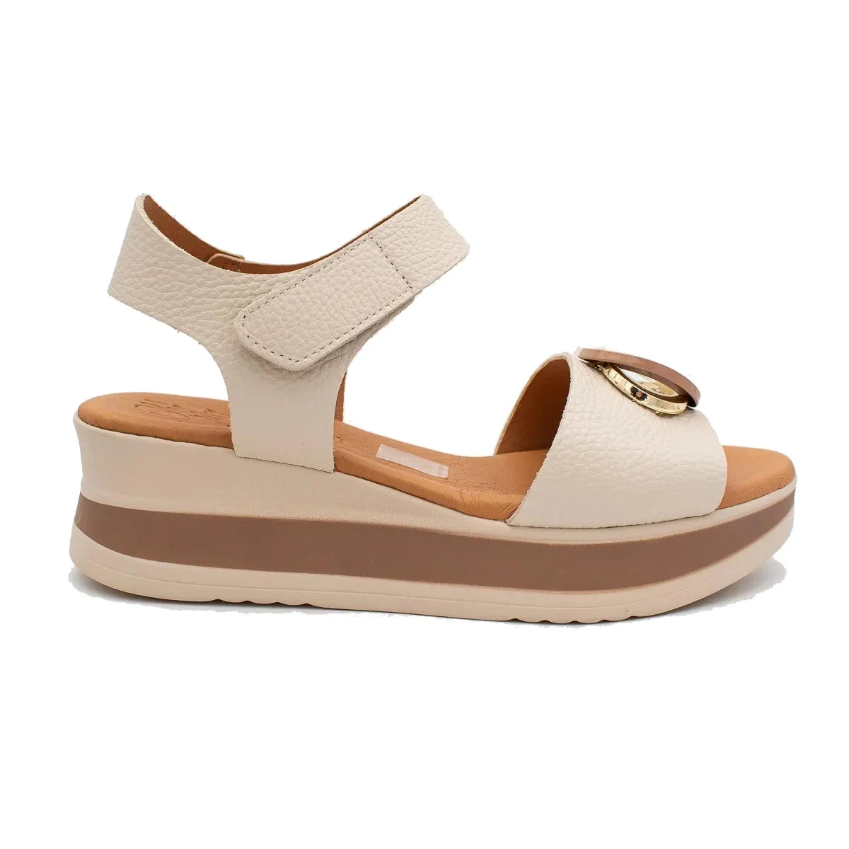 Φωτογραφία προϊόντος: Oh! my Sandals Γυναικεία δερμάτινα Πέδιλα Oh My Sandals 5974 Hielo Ανατομικά