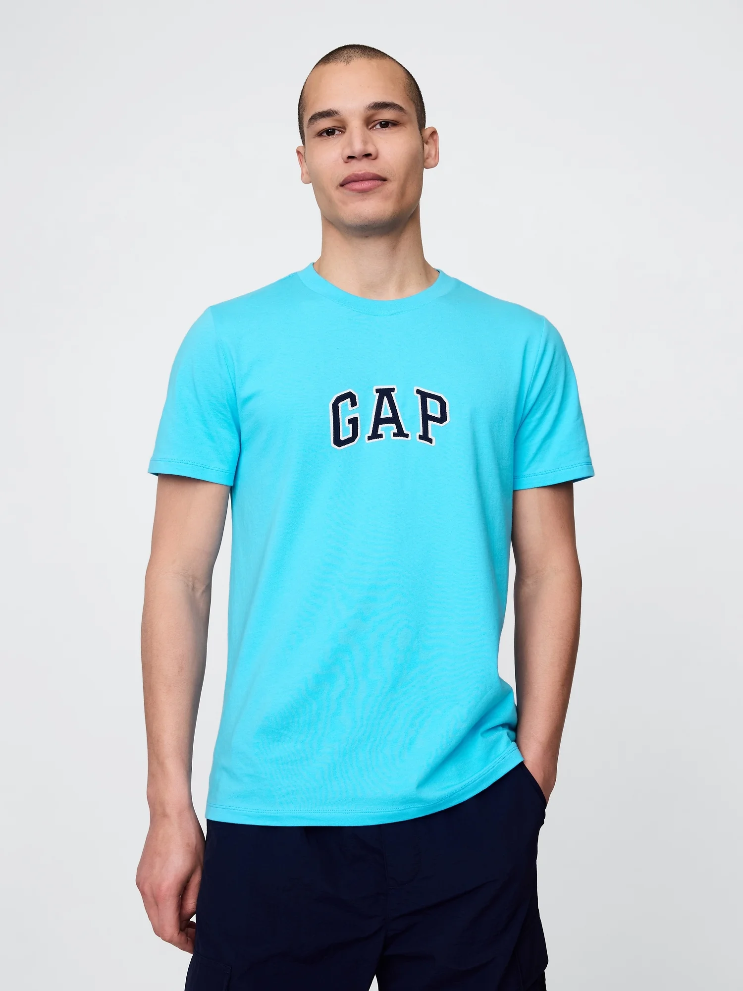 Φωτογραφία προϊόντος: Ανδρική Μπλούζα με Gap Arch Λογότυπο AQUARIUS
