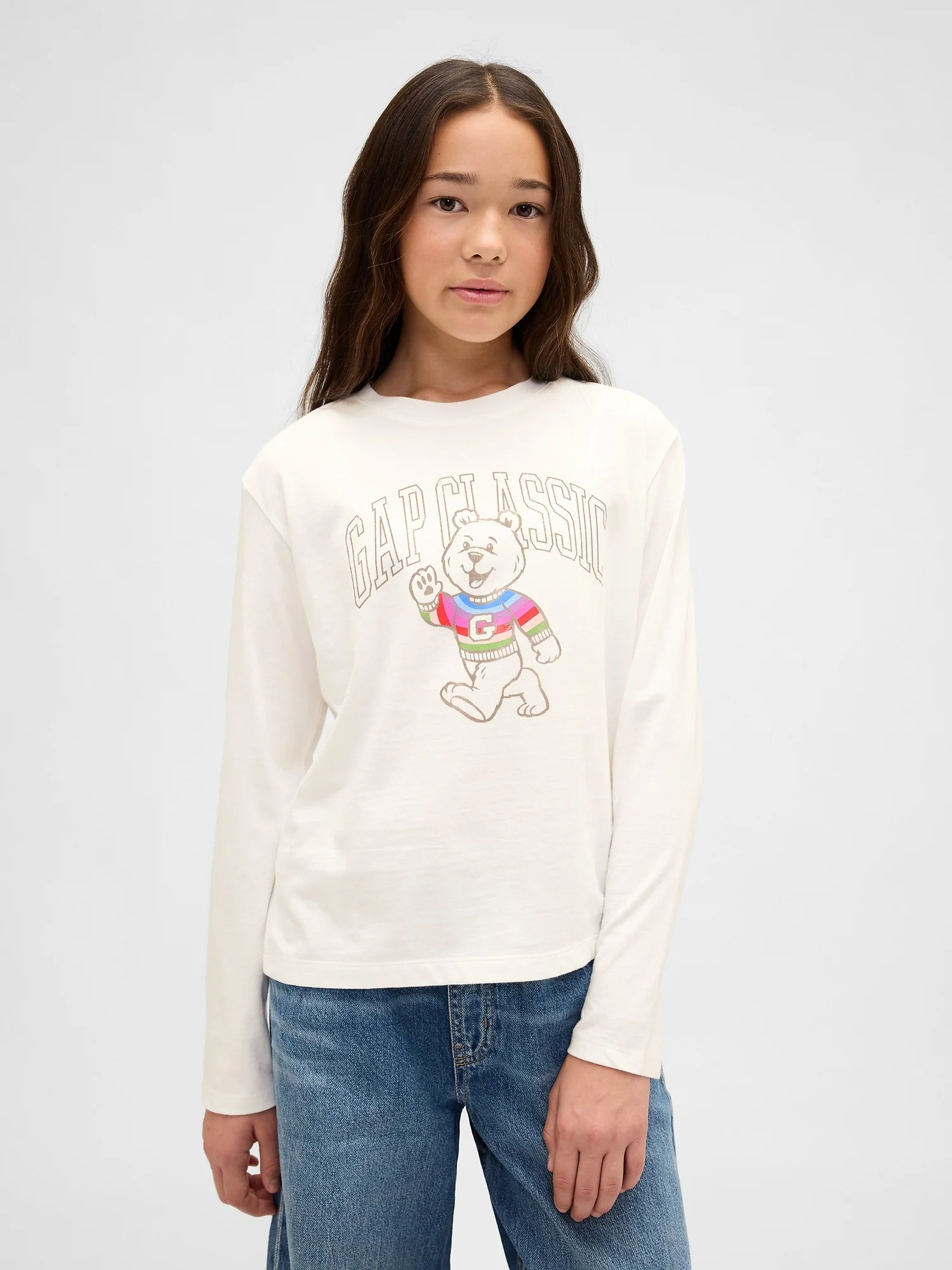 Φωτογραφία προϊόντος: GAP Παιδική Relaxed Graphic Logo Μπλούζα new off white